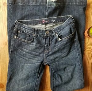 7 For All Mankind Dojo Dark Wash Jeans 14 or 23/24